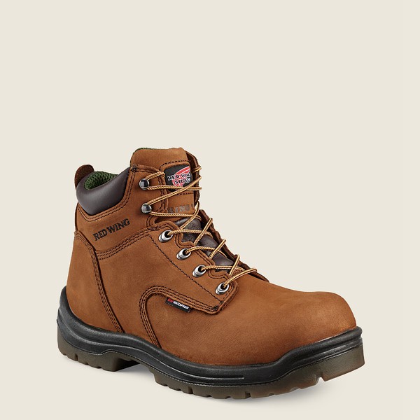 Bottes de Sécurité Red Wing - King Toe® - 6-Inch Insulated Waterproof Toe - Marron - Homme 230JOMPKX